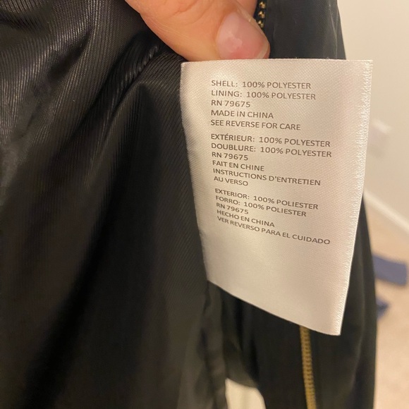 Michael Kors Black Jacket with Gold Accents - Picture 5 of 6